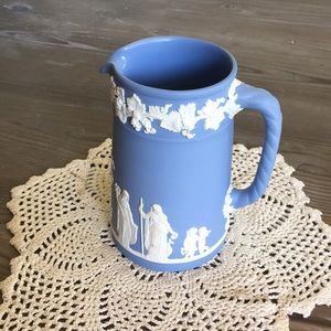 Wedgwood Jasperware Blue cream pitcher